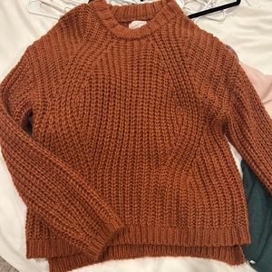 Universal Thread burnt orange sweater